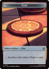 Monk // Clue (0017) Double-Sided Token [Avatar: The Last Airbender Tokens] | Red Claw Gaming