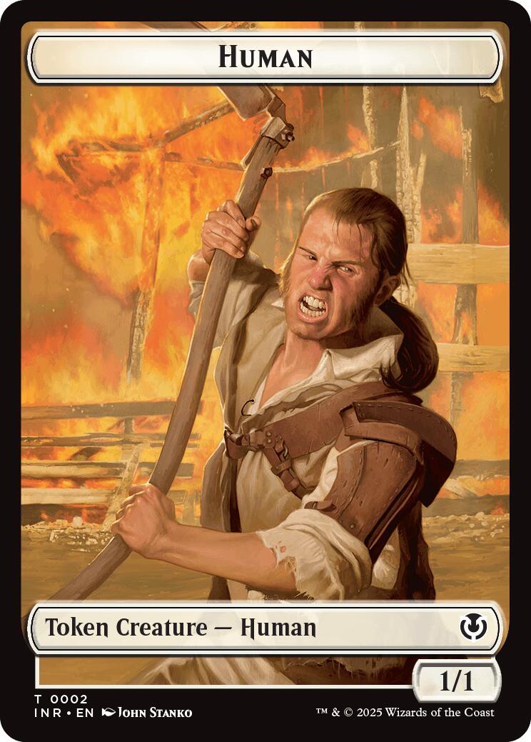 Spirit // Human (0002) Double-Sided Token [Innistrad Remastered Tokens] MTG Single Magic: The Gathering | Red Claw Gaming
