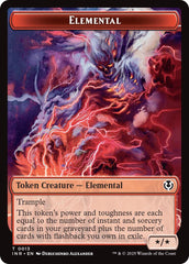 Elemental // Human (0014) Double-Sided Token [Innistrad Remastered Tokens] MTG Single Magic: The Gathering | Red Claw Gaming