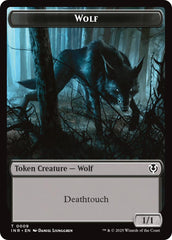 Wolf (0009) // Wolf (0018) Double-Sided Token [Innistrad Remastered Tokens] MTG Single Magic: The Gathering | Red Claw Gaming