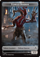 Clue // Eldrazi Horror Double-Sided Token [Innistrad Remastered Tokens] MTG Single Magic: The Gathering | Red Claw Gaming