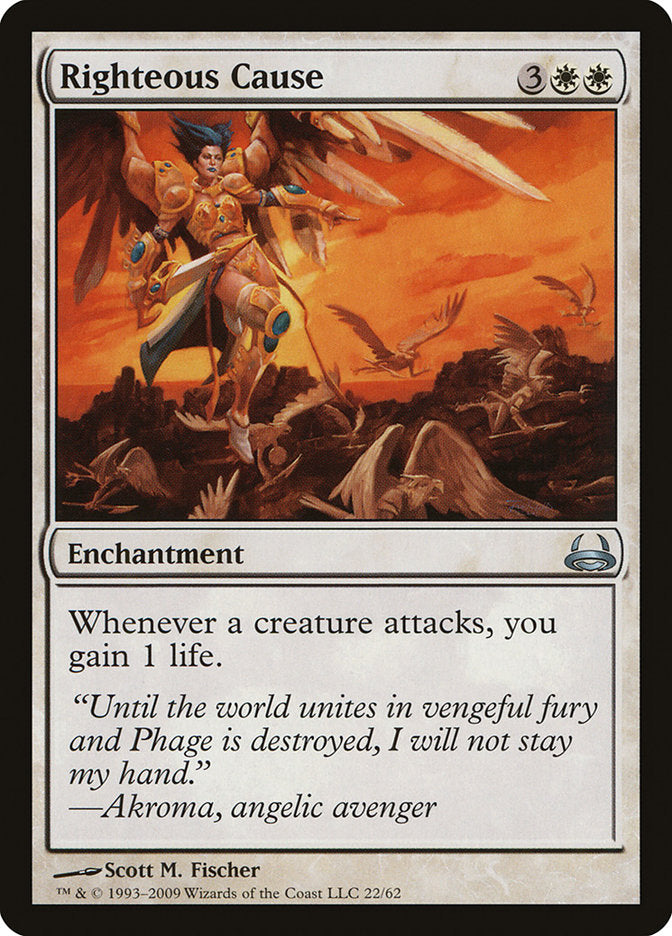 Righteous Cause [Duel Decks: Divine vs. Demonic] MTG Single Magic: The Gathering | Red Claw Gaming