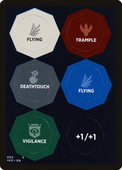 Punch Card Token (001 // 002) - Thick Stock [Ikoria: Lair of Behemoths Tokens] MTG Single Magic: The Gathering | Red Claw Gaming