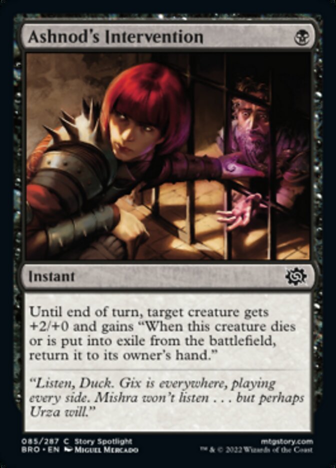 Ashnod's Intervention [The Brothers' War] MTG Single Magic: The Gathering | Red Claw Gaming