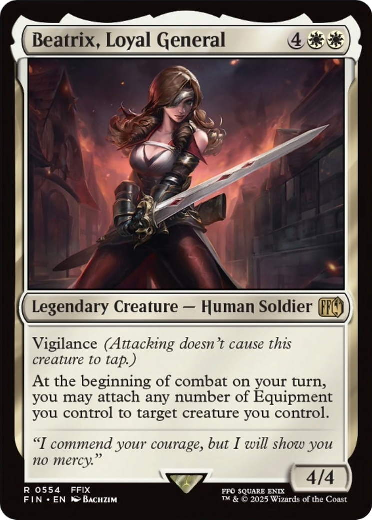 Beatrix, Loyal General [FINAL FANTASY] MTG Single Magic: The Gathering | Red Claw Gaming