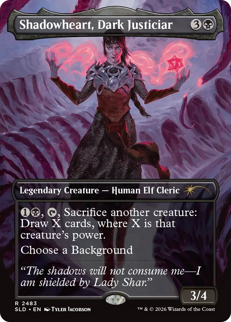 Shadowheart, Dark Justiciar [Secret Lair Drop Series] MTG Single Magic: The Gathering | Red Claw Gaming