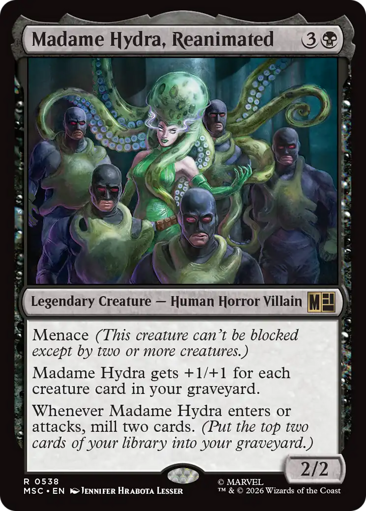 Madame Hydra, Reanimated [Marvel Super Heroes Commander] MTG Single Magic: The Gathering | Red Claw Gaming