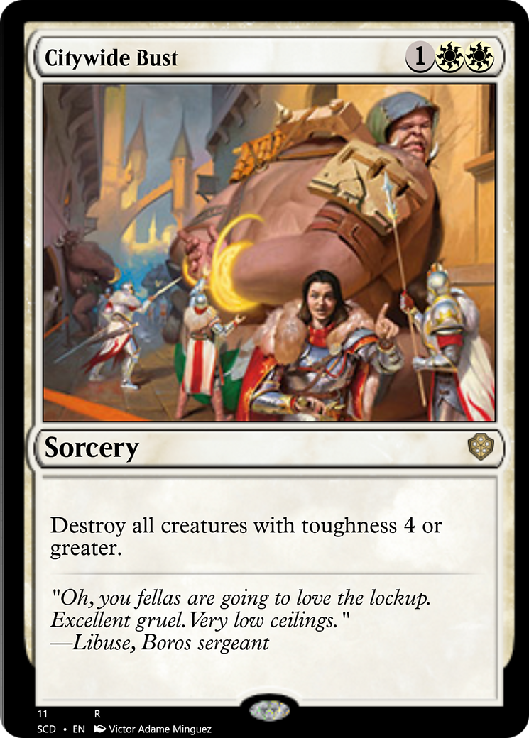Citywide Bust [Starter Commander Decks] MTG Single Magic: The Gathering | Red Claw Gaming