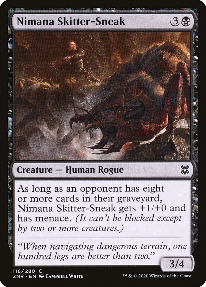 Nimana Skitter-Sneak [Zendikar Rising] MTG Single Magic: The Gathering | Red Claw Gaming