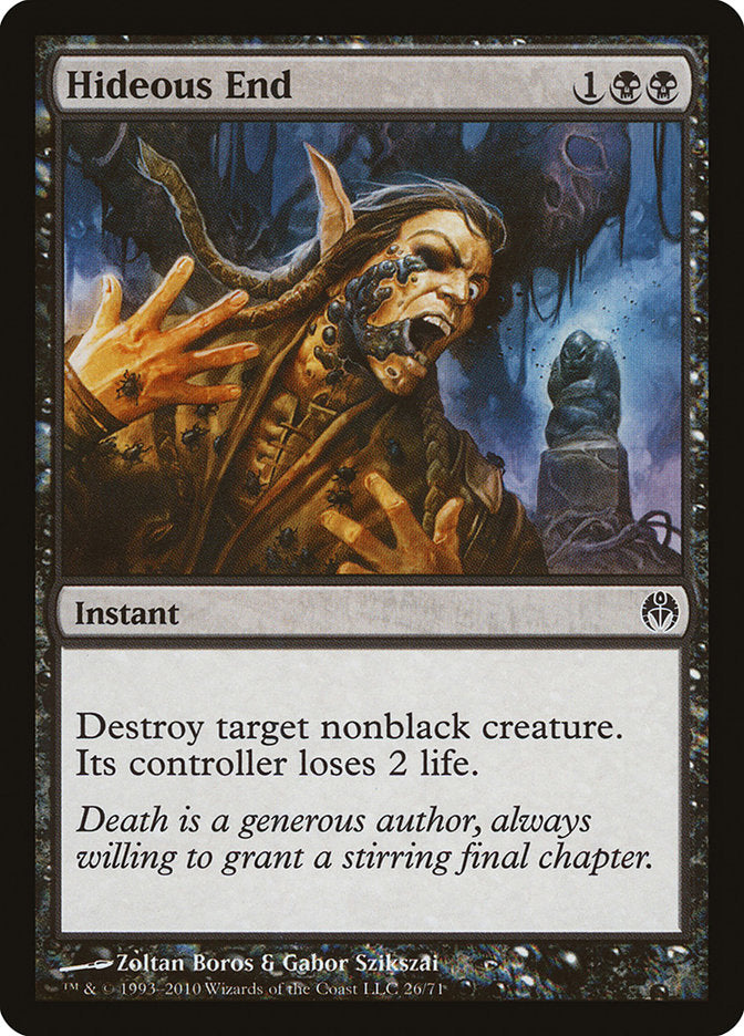 Hideous End [Duel Decks: Phyrexia vs. the Coalition] MTG Single Magic: The Gathering | Red Claw Gaming