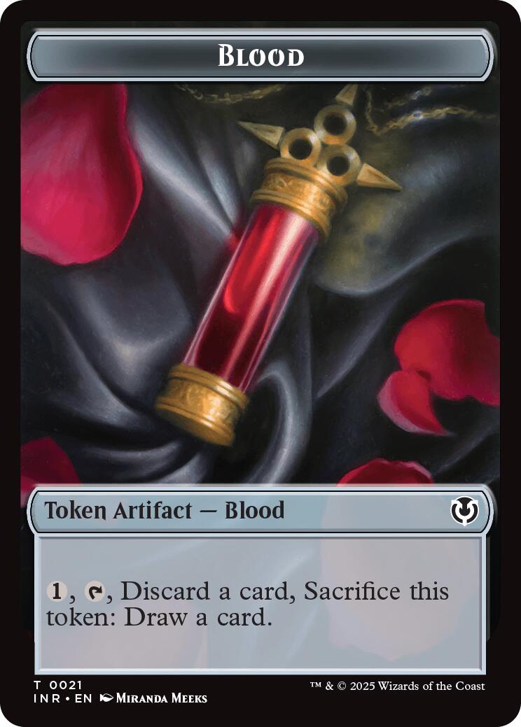 Blood // Vampire (0007) Double-Sided Token [Innistrad Remastered Tokens] MTG Single Magic: The Gathering | Red Claw Gaming