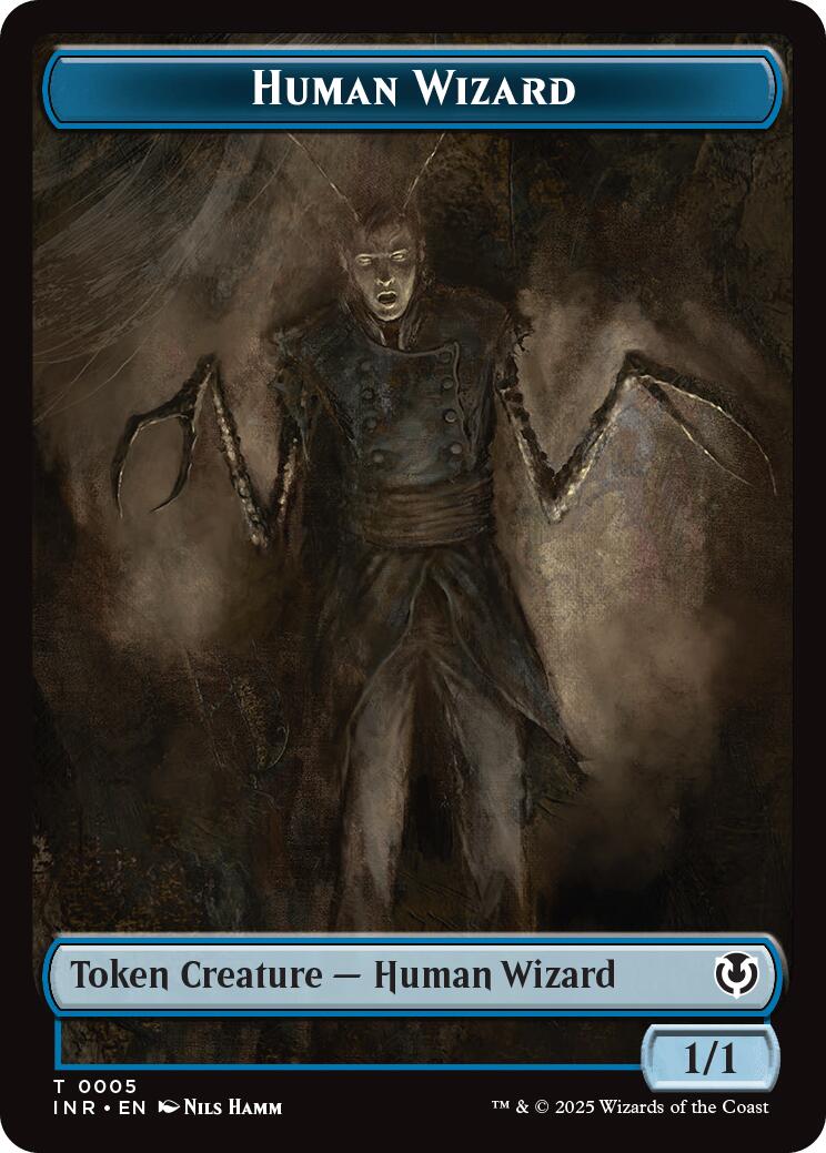 Human Wizard // Emblem - Jace, Unraveler of Secrets Double-Sided Token [Innistrad Remastered Tokens] MTG Single Magic: The Gathering | Red Claw Gaming