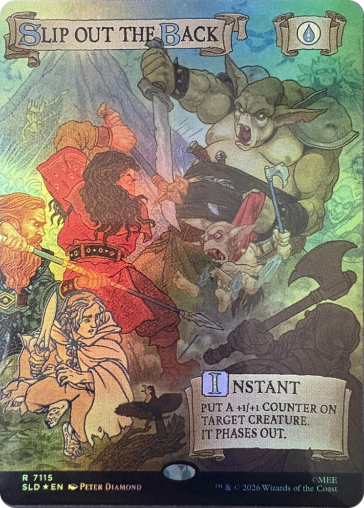 Slip Out the Back (Out Of Sight Foil) [Secret Lair Drop Series] | Red Claw Gaming
