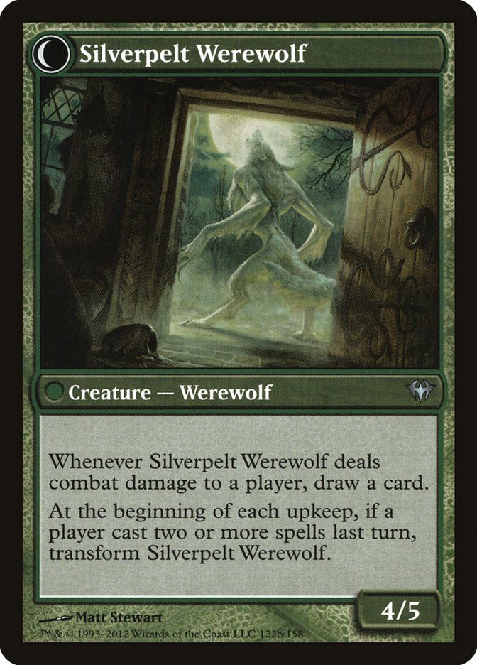 Lambholt Elder // Silverpelt Werewolf [Dark Ascension] MTG Single Magic: The Gathering | Red Claw Gaming