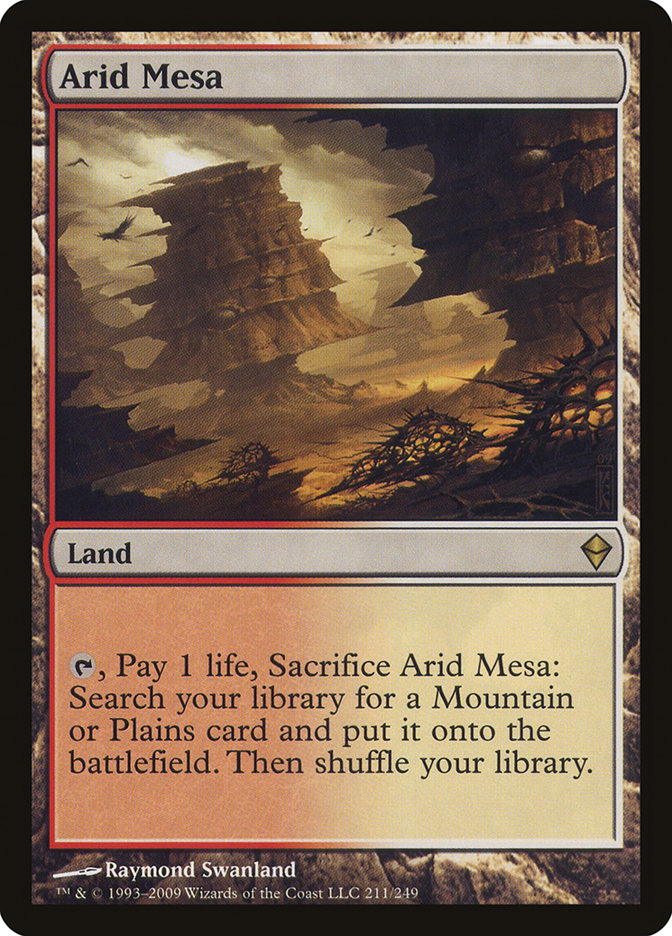 Arid Mesa [Zendikar] MTG Single Magic: The Gathering | Red Claw Gaming
