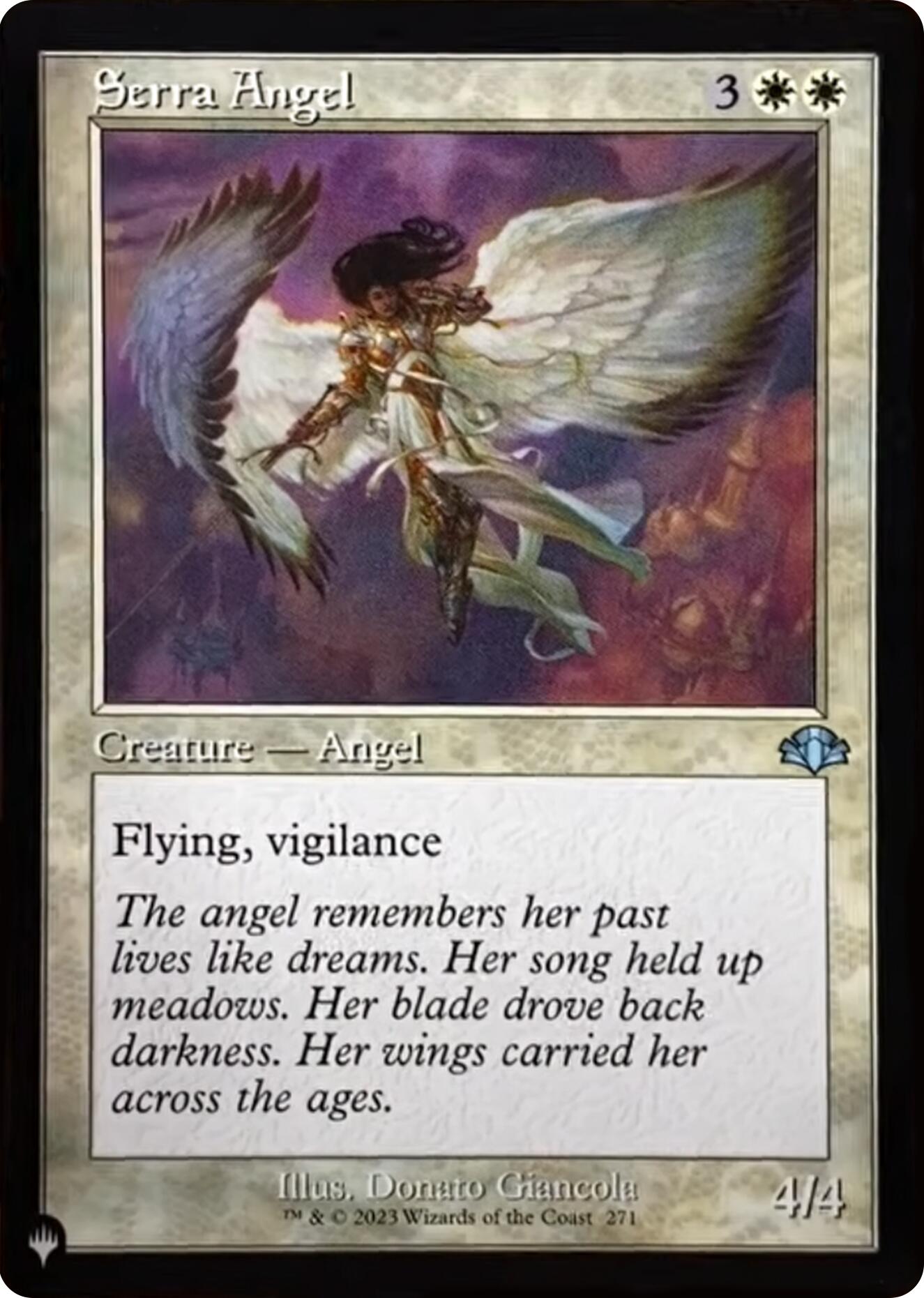 Serra Angel (Retro Frame) [The List] MTG Single Magic: The Gathering | Red Claw Gaming