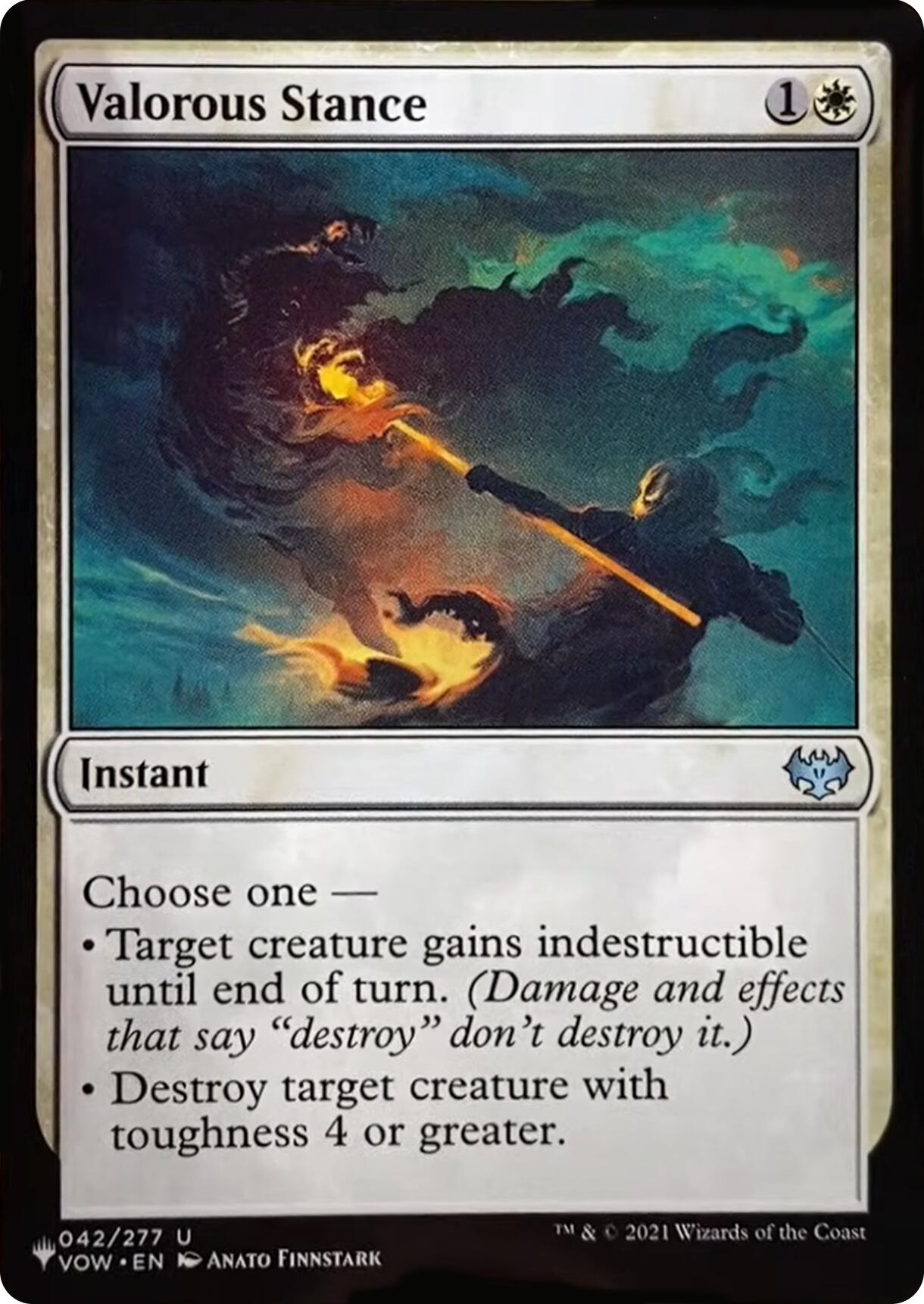 Valorous Stance (VOW) [The List] MTG Single Magic: The Gathering | Red Claw Gaming