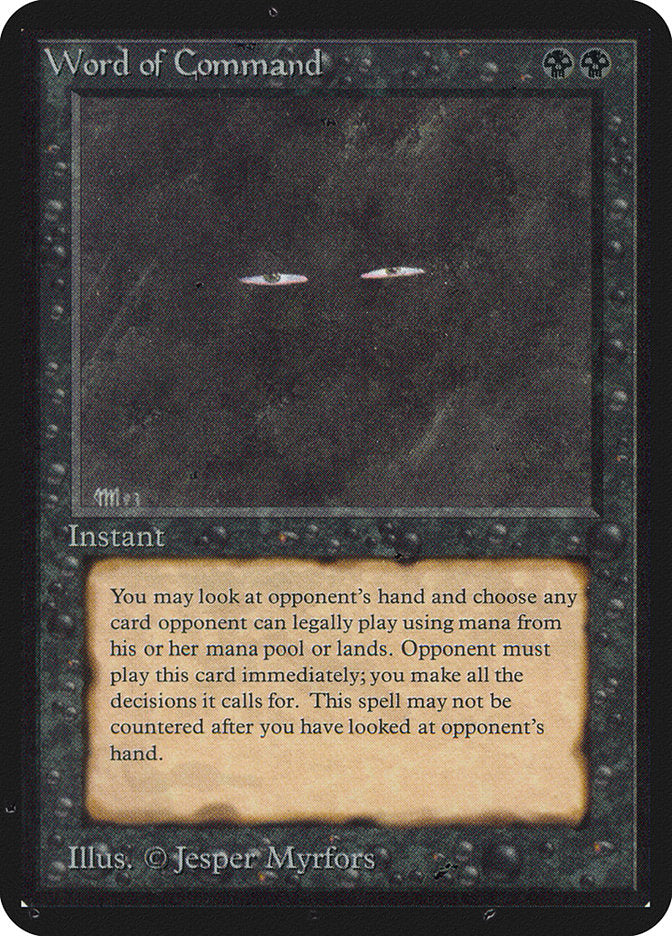 Word of Command [Alpha Edition] MTG Single Magic: The Gathering | Red Claw Gaming