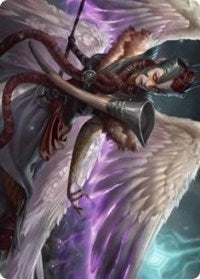 Firja, Judge of Valor Art Card [Kaldheim Art Series] MTG Single Magic: The Gathering | Red Claw Gaming