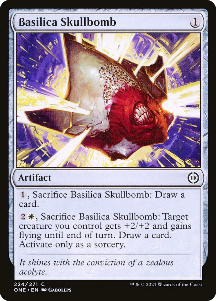 Basilica Skullbomb [Phyrexia: All Will Be One] MTG Single Magic: The Gathering | Red Claw Gaming