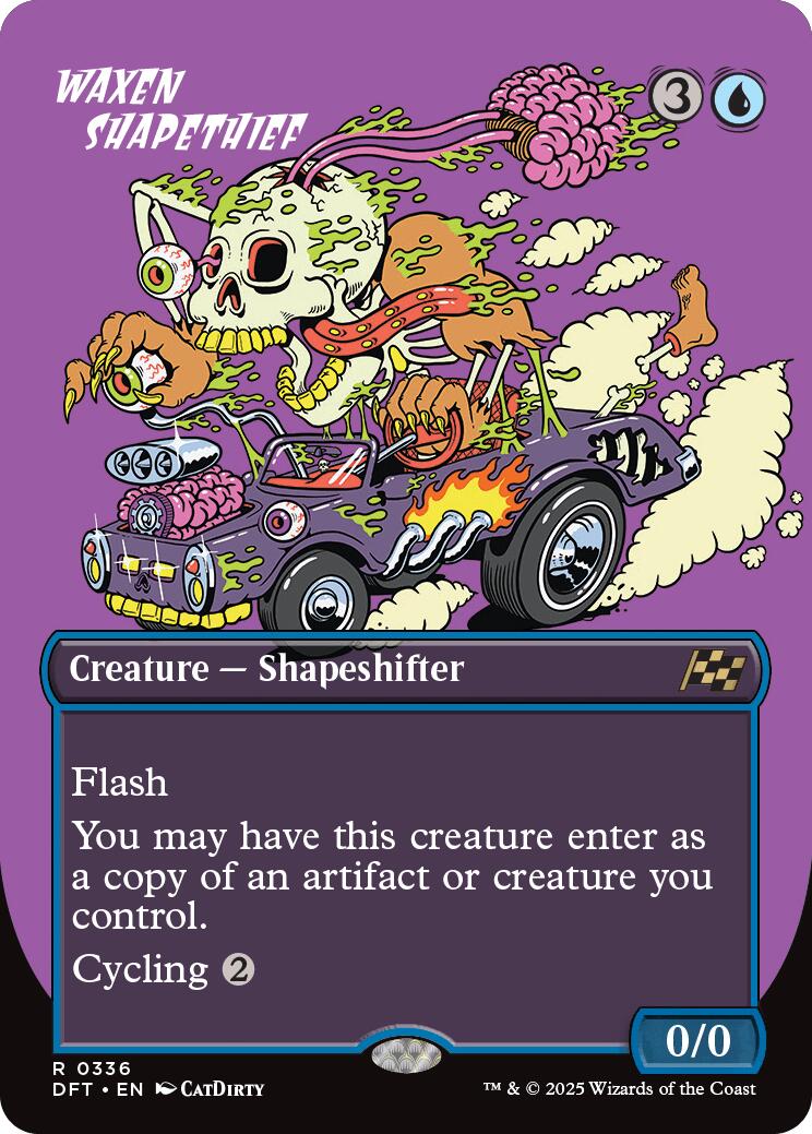 Waxen Shapethief (Borderless) [Aetherdrift] MTG Single Magic: The Gathering | Red Claw Gaming