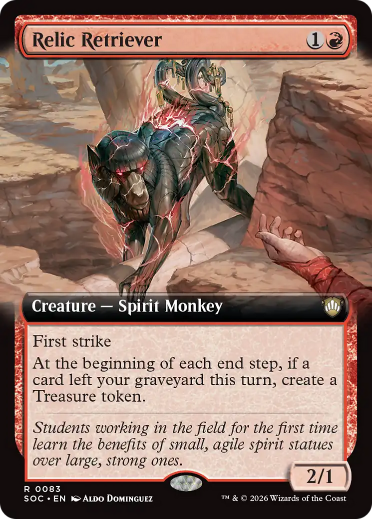 Relic Retriever (Extended Art) [Secrets of Strixhaven Commander] MTG Single Magic: The Gathering | Red Claw Gaming