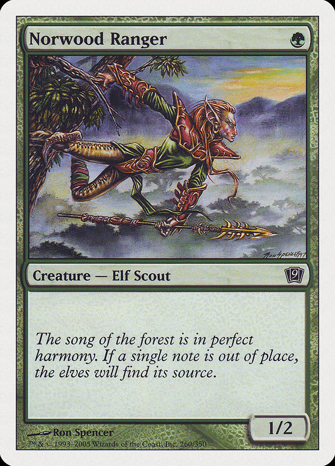Norwood Ranger [Ninth Edition] MTG Single Magic: The Gathering | Red Claw Gaming