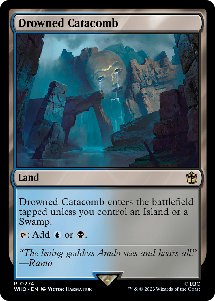 Drowned Catacomb [Doctor Who] MTG Single Magic: The Gathering | Red Claw Gaming