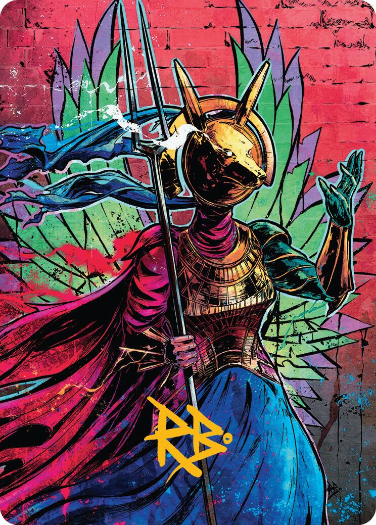 Hazoret, Godseeker Art Card (Gold-Stamped Signature) [Aetherdrift Art Series] MTG Single Magic: The Gathering | Red Claw Gaming