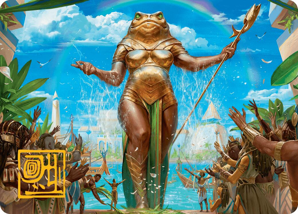 Sab-Sunen, Luxa Embodied Art Card (Gold-Stamped Signature) [Aetherdrift Art Series] MTG Single Magic: The Gathering | Red Claw Gaming