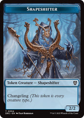 Shapeshifter // Zombie (0003) Double-Sided Token [Aetherdrift Tokens] MTG Single Magic: The Gathering | Red Claw Gaming