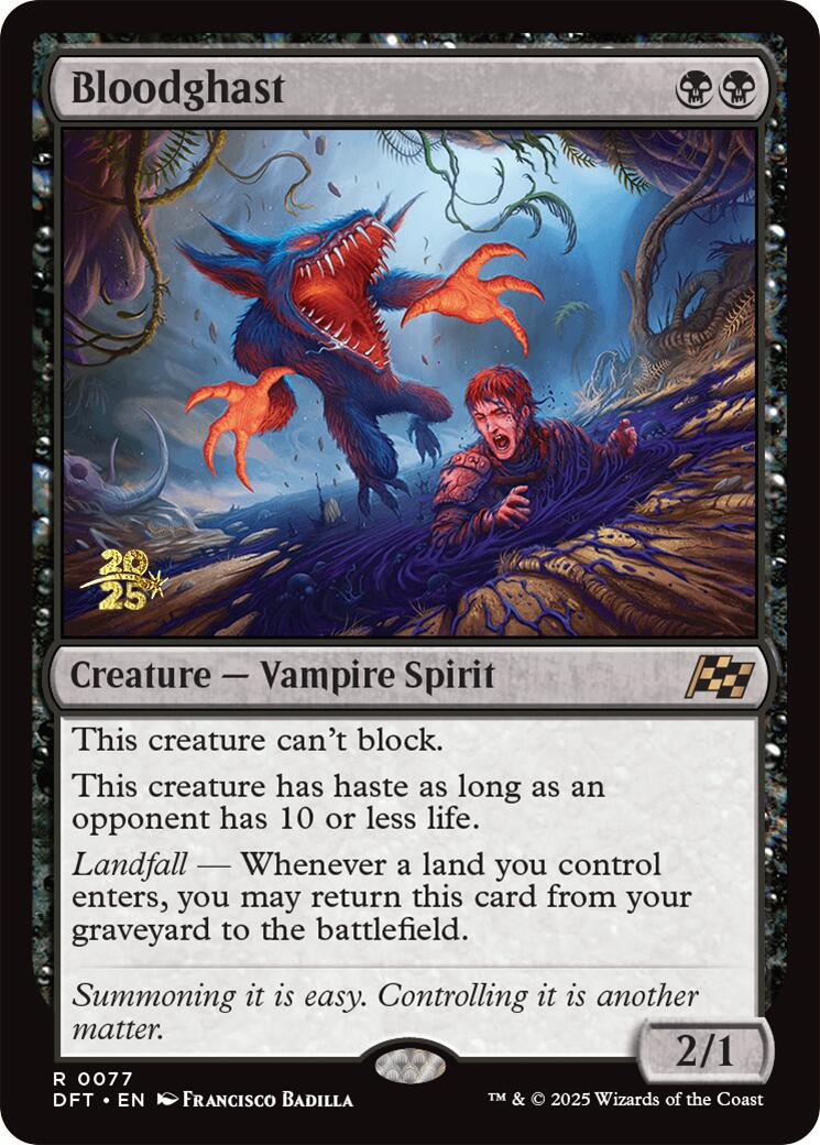 Bloodghast [Aetherdrift Prerelease Promos] MTG Single Magic: The Gathering | Red Claw Gaming