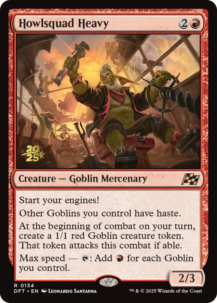 Howlsquad Heavy [Aetherdrift Prerelease Promos] MTG Single Magic: The Gathering | Red Claw Gaming