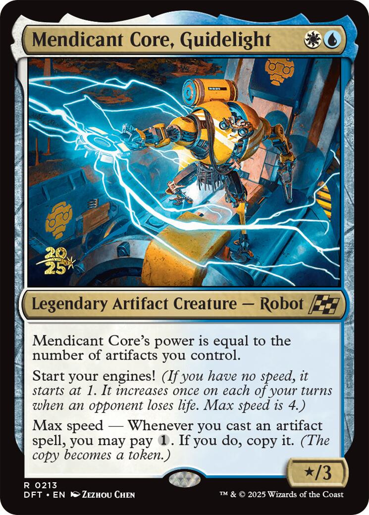 Mendicant Core, Guidelight [Aetherdrift Prerelease Promos] MTG Single Magic: The Gathering | Red Claw Gaming