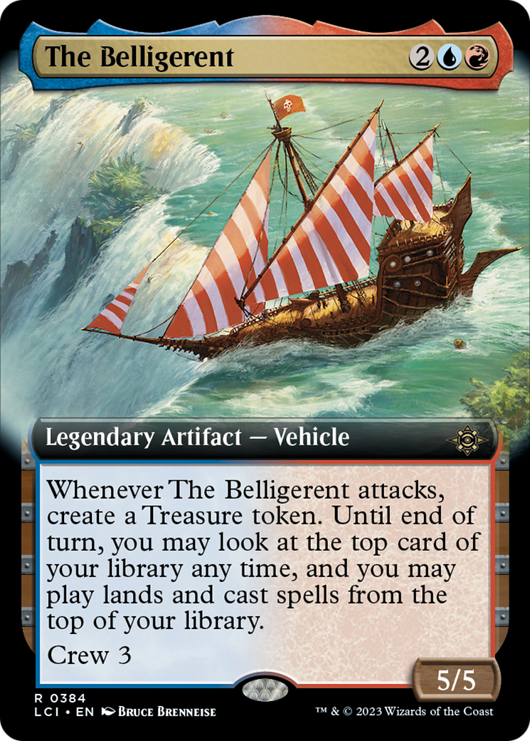 The Belligerent (Extended Art) [The Lost Caverns of Ixalan] MTG Single Magic: The Gathering    | Red Claw Gaming