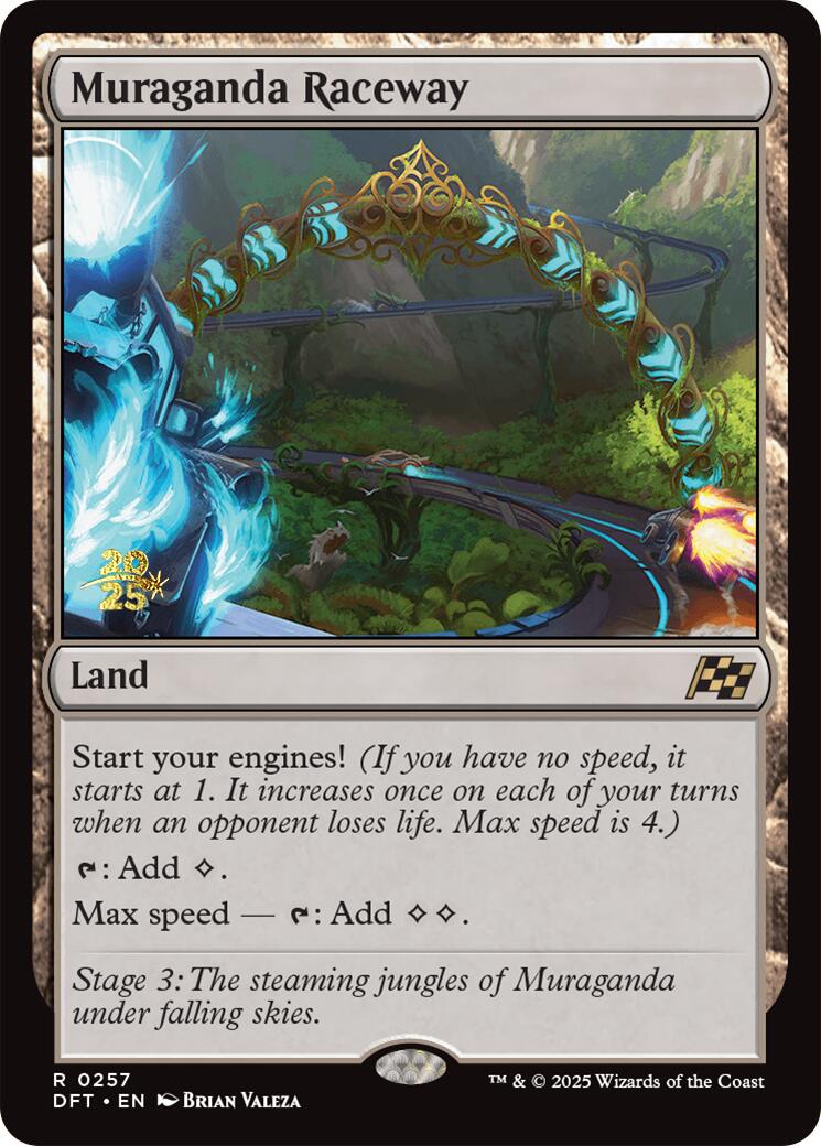 Muraganda Raceway [Aetherdrift Prerelease Promos] MTG Single Magic: The Gathering | Red Claw Gaming