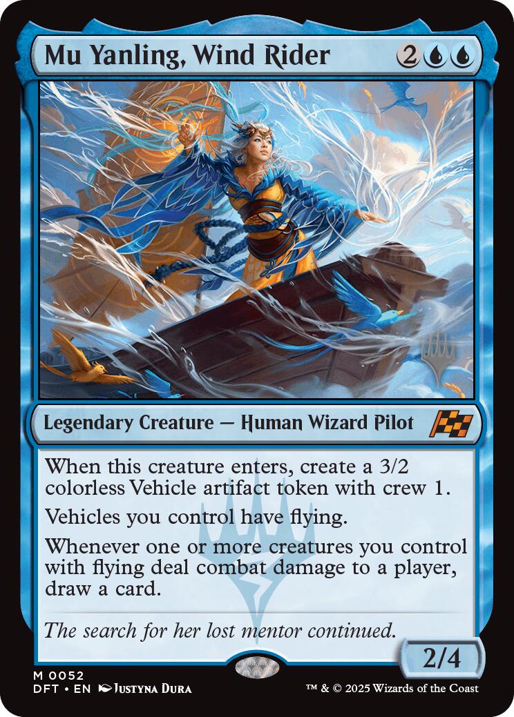 Mu Yanling, Wind Rider (Promo Pack) [Aetherdrift Promos] MTG Single Magic: The Gathering | Red Claw Gaming