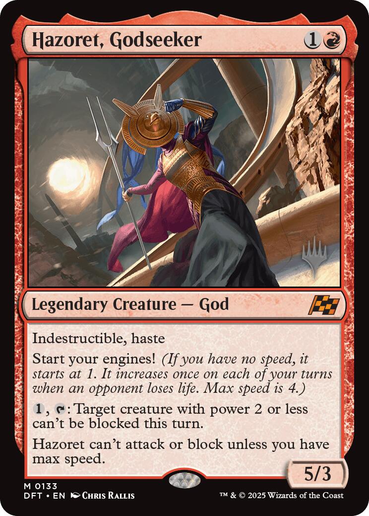 Hazoret, Godseeker (Promo Pack) [Aetherdrift Promos] MTG Single Magic: The Gathering | Red Claw Gaming