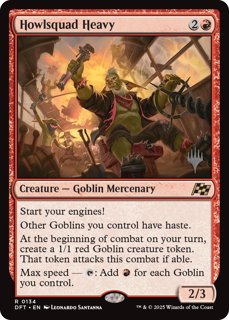 Howlsquad Heavy (Promo Pack) [Aetherdrift Promos] MTG Single Magic: The Gathering | Red Claw Gaming