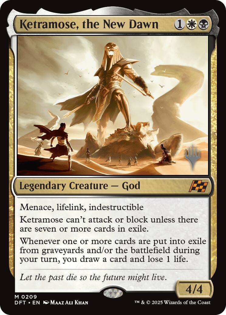 Ketramose, the New Dawn (Promo Pack) [Aetherdrift Promos] MTG Single Magic: The Gathering | Red Claw Gaming