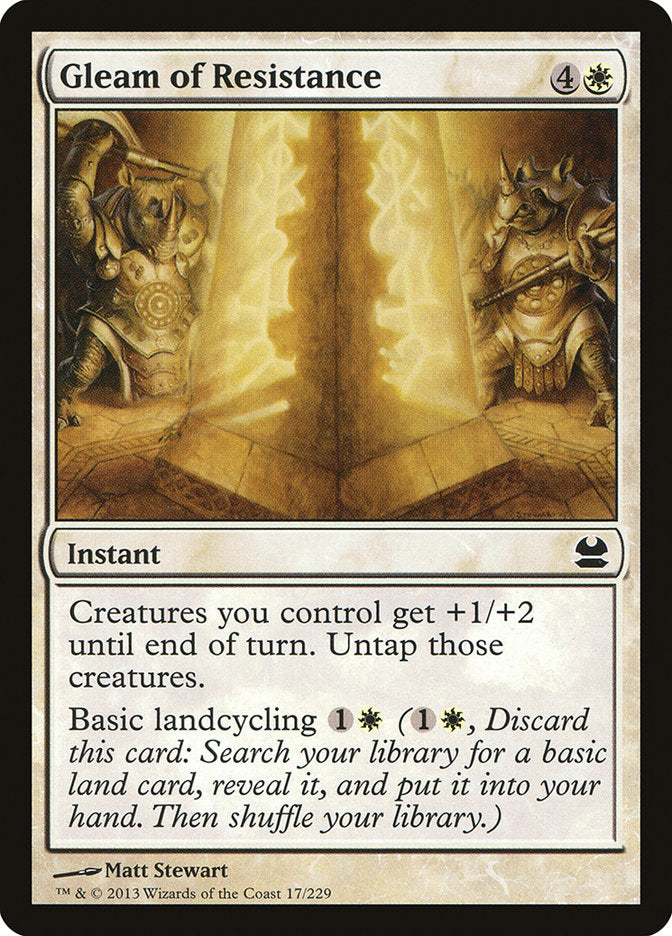Gleam of Resistance [Modern Masters] MTG Single Magic: The Gathering | Red Claw Gaming