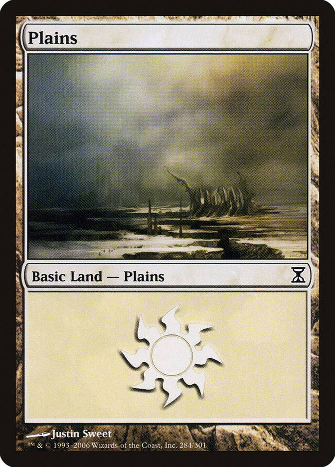Plains (284) [Time Spiral] MTG Single Magic: The Gathering | Red Claw Gaming