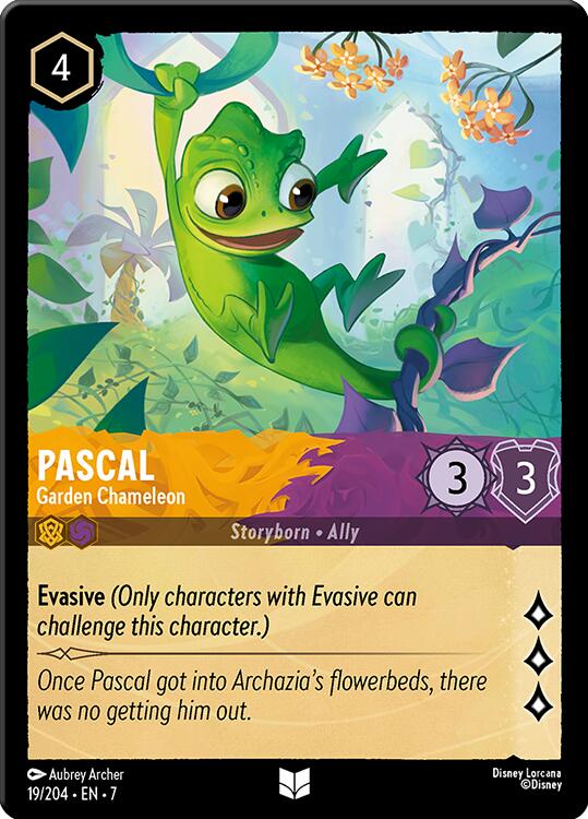 Pascal - Garden Chameleon (19/204) [Archazia's Island] Lorcana Single Disney | Red Claw Gaming