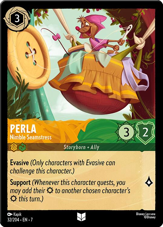 Perla - Nimble Seamstress (32/204) [Archazia's Island] Lorcana Single Disney | Red Claw Gaming