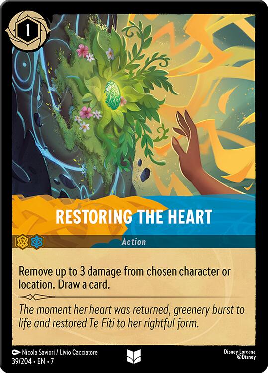 Restoring the Heart (39/204) [Archazia's Island] Lorcana Single Disney | Red Claw Gaming