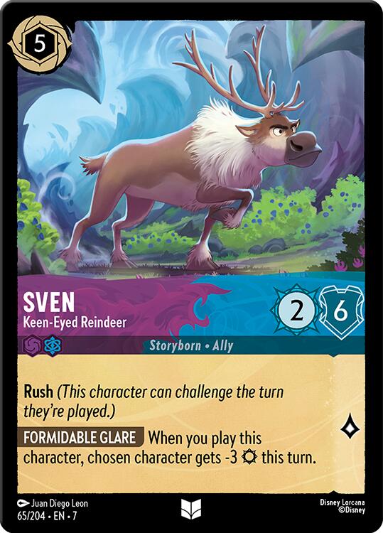 Sven - Keen-Eyed Reindeer (65/204) [Archazia's Island] Lorcana Single Disney | Red Claw Gaming