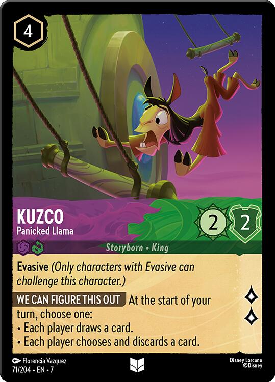 Kuzco - Panicked Llama (71/204) [Archazia's Island] Lorcana Single Disney | Red Claw Gaming