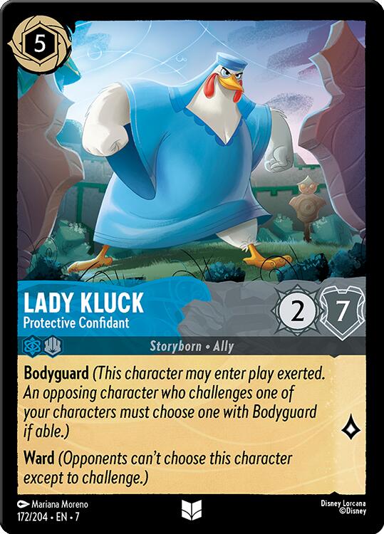 Lady Kluck - Protective Confidant (172/204) [Archazia's Island] Lorcana Single Disney | Red Claw Gaming