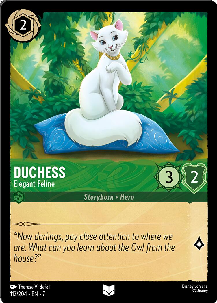 Duchess - Elegant Feline (112/204) [Archazia's Island] Lorcana Single Disney | Red Claw Gaming