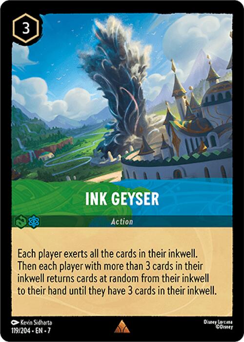 Ink Geyser (119/204) [Archazia's Island] Lorcana Single Disney | Red Claw Gaming